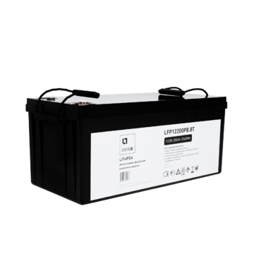 LFP накопитель энергии LTE ESS 12 В/200 Ач/2.56 кВтч, пл.корпус, Bluetooth